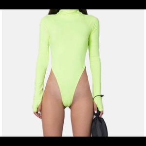 NEON GREEN BODYSUIT